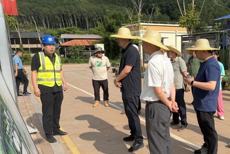 云南省住房城鄉建設廳村鎮建設處處長馬望一行到磨憨項目調研.jpg
